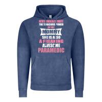 Vintage Denim never underestimate mommy paramedic Vintage Hoodie - artisFamous