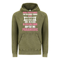 Vintage Olive never underestimate mommy paramedic Vintage Hoodie - artisFamous