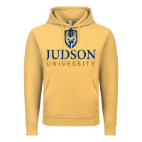 Vintage Mustard Judson College Vintage Hoodie - artisFamous
