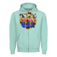 Seafoam small town usa Zipper Hoodie - JahusDesignShop