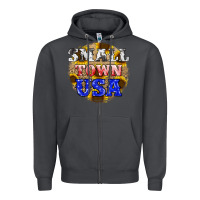 Smoke small town usa Zipper Hoodie - JahusDesignShop