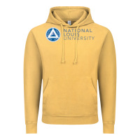 Vintage Mustard National Louis College Vintage Hoodie - artisFamous