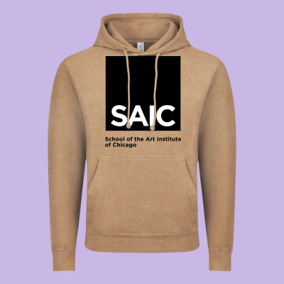 School Of The Art Institute Of Chicago College Vintage Hoodie Designed By Artisfamous