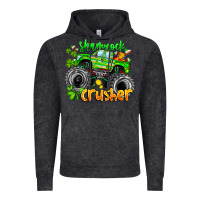 Vintage Black Shamrock Crusher Vintage Hoodie - CowhideDigitalArt