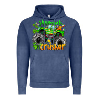 Vintage Denim Shamrock Crusher Vintage Hoodie - CowhideDigitalArt