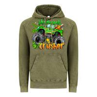 Vintage Olive Shamrock Crusher Vintage Hoodie - CowhideDigitalArt