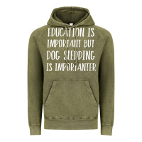Vintage Olive dog sledding is importanter Vintage Hoodie - artisFamous