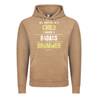 Vintage Coffee i raised a badass drummer Vintage Hoodie - artisFamous
