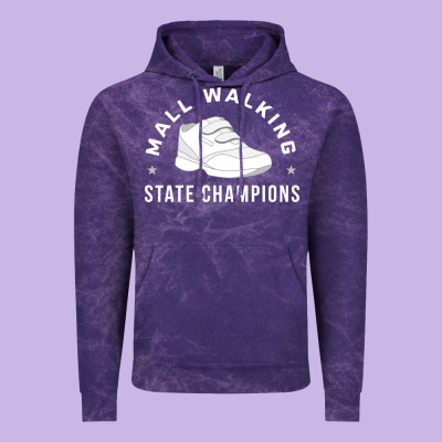 Funny Mall Walking State Champions Vintage Hoodie Designed By Artisfamous