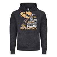 Vintage Black women are born in richmond Vintage Hoodie - artisFamous