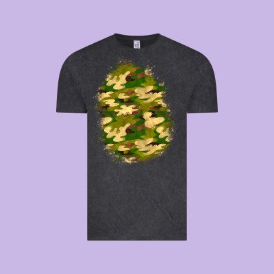 Camouflage Patch 4 Vintage Tee Designed By Bundleandbundleshop