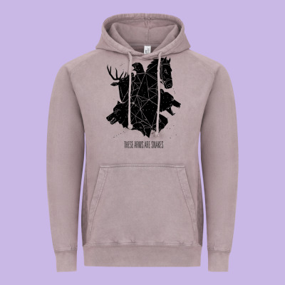 These Arms Are Snakes Vintage Hoodie Designed By Artisfamous