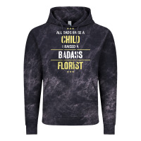 Cloud Black i raised a badass florist Vintage Hoodie - artisFamous