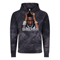 Cloud Black Rest in Peace Young Dolph Vintage Hoodie - artisFamous