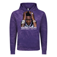 Cloud Purple Rest in Peace Young Dolph Vintage Hoodie - artisFamous