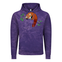 Cloud Purple red panda sleeping Vintage Hoodie - artisFamous
