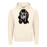 Vintage Artic sugar skull lady Vintage Hoodie - artisFamous