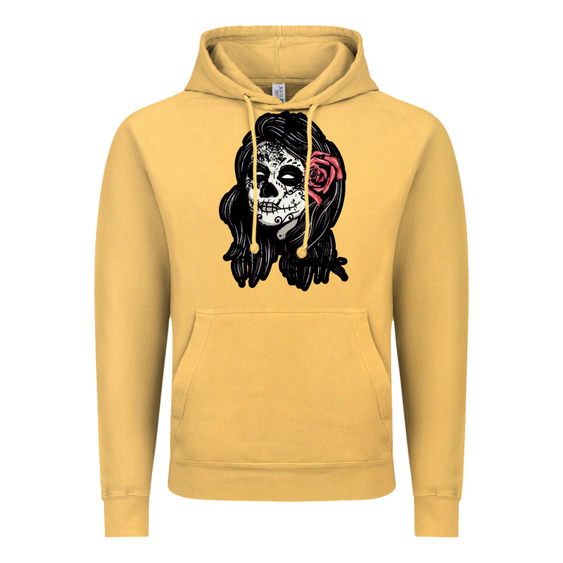 Sugar Skull Lady Vintage Hoodie by artisFamous | Teevron