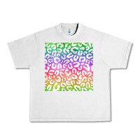 Lunar Rock watercolor rainbow leopard seamless pattern Urban Heavy Tee - BundleAndBundleShop