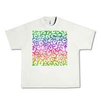 Pistachio watercolor rainbow leopard seamless pattern Urban Heavy Tee - BundleAndBundleShop