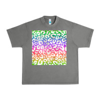 Tornado watercolor rainbow leopard seamless pattern Urban Heavy Tee - BundleAndBundleShop