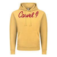Vintage Mustard Carvel (Ice Cream) Cafe Vintage Hoodie - artisFamous