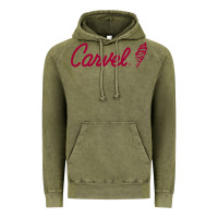 Vintage Olive Carvel (Ice Cream) Cafe Vintage Hoodie - artisFamous