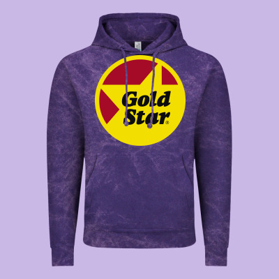 Gold Star Chili Resto Vintage Hoodie Designed By Artisfamous