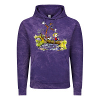 Cloud Purple calvin and hobbes bill watterson Vintage Hoodie - artisFamous