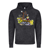 Vintage Black calvin and hobbes bill watterson Vintage Hoodie - artisFamous