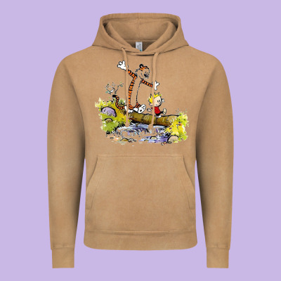 Calvin And Hobbes Bill Watterson Vintage Hoodie Designed By Artisfamous