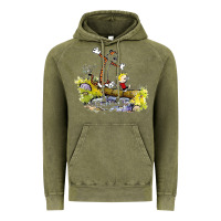 Vintage Olive calvin and hobbes bill watterson Vintage Hoodie - artisFamous