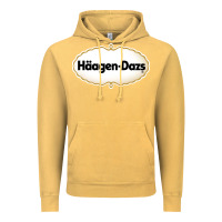 Vintage Mustard häagen dazs Cafe and Resto Vintage Hoodie - artisFamous