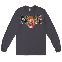 Smoke mom cow Long Sleeve Tee - CowhideDigitalArt
