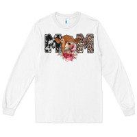 White mom cow Long Sleeve Tee - CowhideDigitalArt