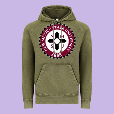 Nmsu Seal Vintage Hoodie Designed By Artisfamous