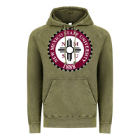 Vintage Olive nmsu seal Vintage Hoodie - artisFamous