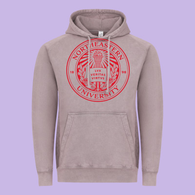 Northeastern University Vintage Hoodie Designed By Artisfamous
