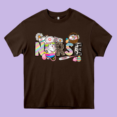 Easter Nurse  Easter Day Heavy Core Tee Designed By Cowgirlartshop