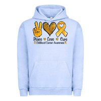 Pigment Grape Ice peace love cure childhood cancer Urban Hoodie - Jasminsmagicworld