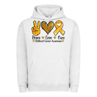 Pigment Lunar Rock peace love cure childhood cancer Urban Hoodie - Jasminsmagicworld