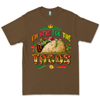 Cacao I'm here for the tacos Premium Tee - FaDigitalArtStudio