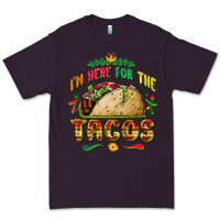 Plum I'm here for the tacos Premium Tee - FaDigitalArtStudio