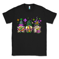 Black mardi gras gnomes Classic Tee - OliviaCreatesArt