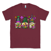 Burgundy mardi gras gnomes Classic Tee - OliviaCreatesArt