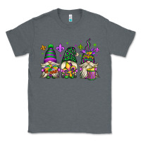 Charcoal Heather mardi gras gnomes Classic Tee - OliviaCreatesArt