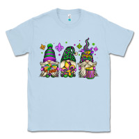 Dusty Blue mardi gras gnomes Classic Tee - OliviaCreatesArt