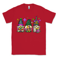 Red mardi gras gnomes Classic Tee - OliviaCreatesArt