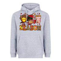 Heather Grey tis the season softball Heavyweight Hoodie - Jasminsmagicworld