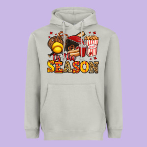 Tis The Season Softball Heavyweight Hoodie Designed By Jasminsmagicworld